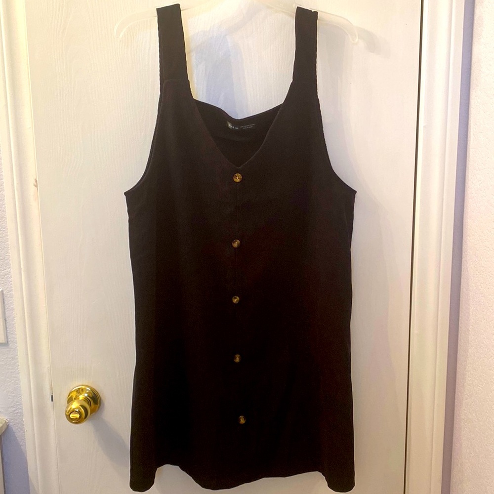 Black A-line dress